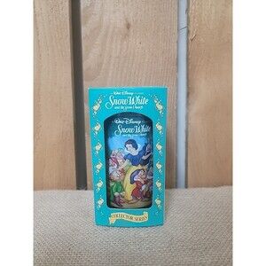 Snow White & The Seven Dwarfs Burger King Collector Series 1 Plastic Cup New